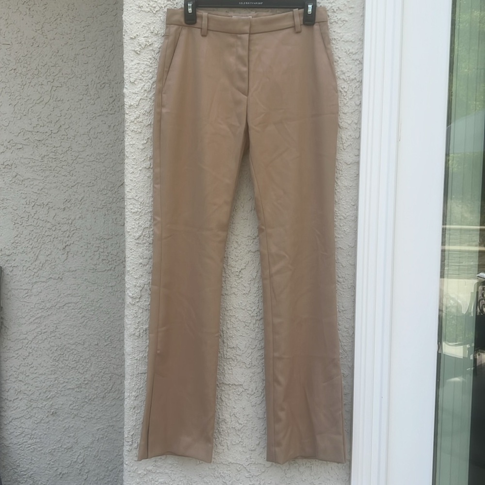 BAUM UND PFERDGARTEN Women's Camel Color Trouser Boot Cut Pants Size 4 NWT